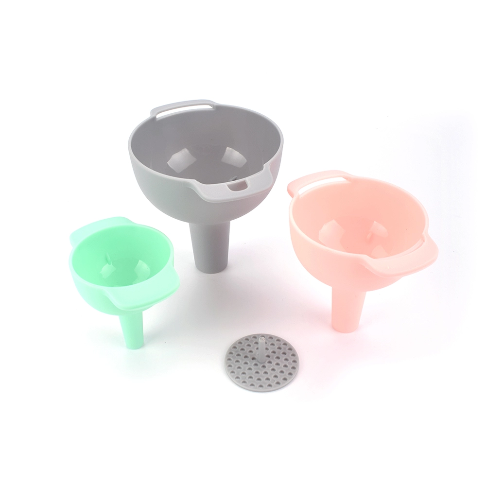 BPA أحدث مجموعة من 3 قمع البلاستيك الإبداعية اكسسوارات المطبخ المنزلية المنزلية